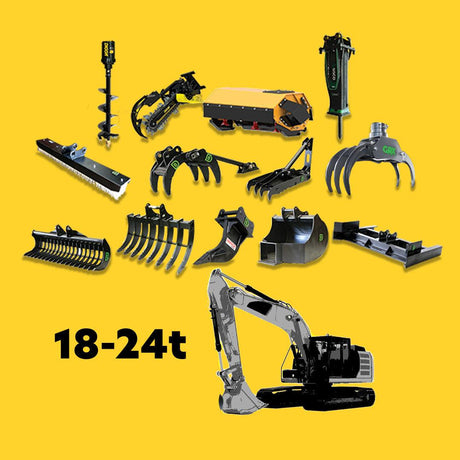 18 to 24t Excavator Attachments