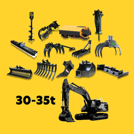 30 to 35t Excavator Attachments