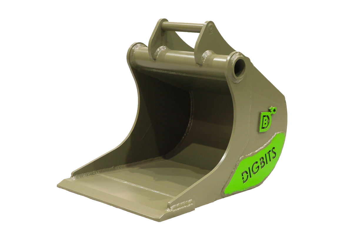 450mm Scandinavian Trench Bucket - Without Teeth - 2 to 4 tonne - S40 - DIGBITS Limited