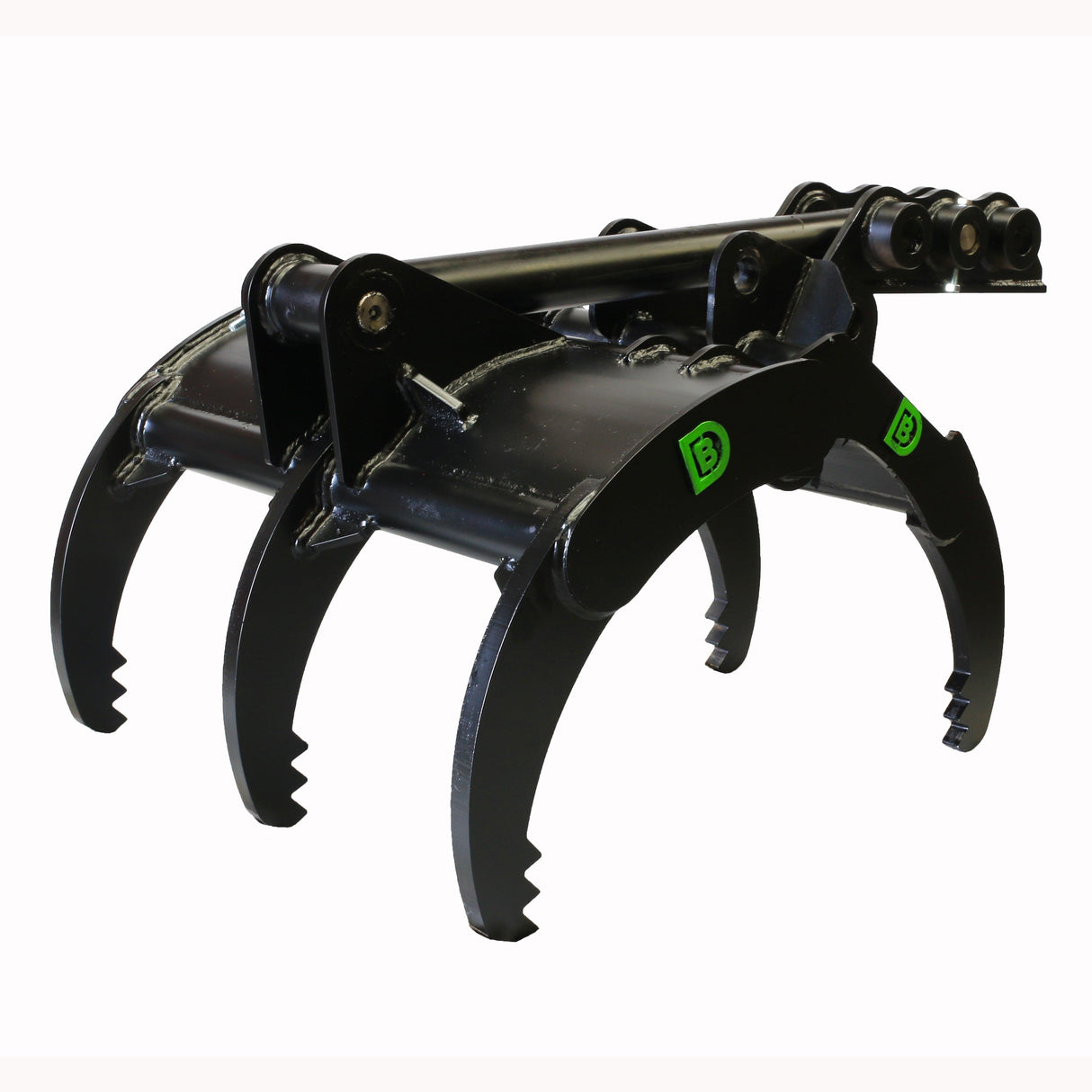 CASE CX45D Grapple with solid Hardox® tines for 4 to 5 tonne mini excavators