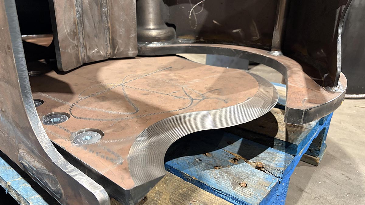 KUBOTA KX080-3 TS07 300mm Tree Shear 7-14 Ton