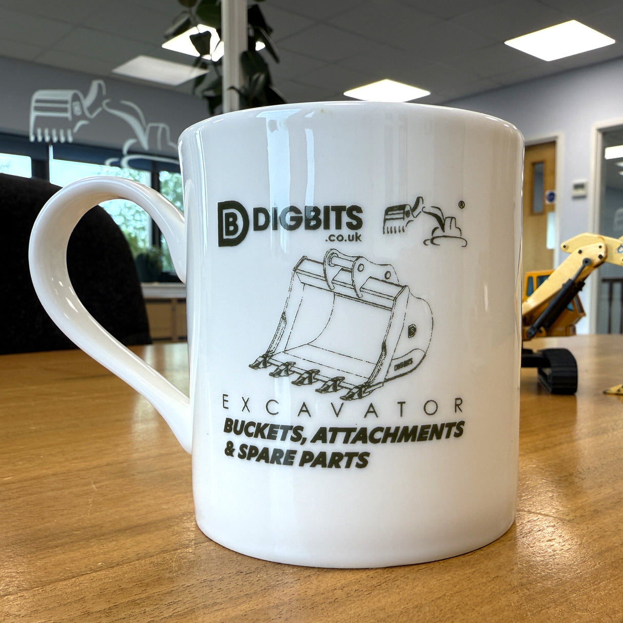 Bone China Mug with DIGBITS logo