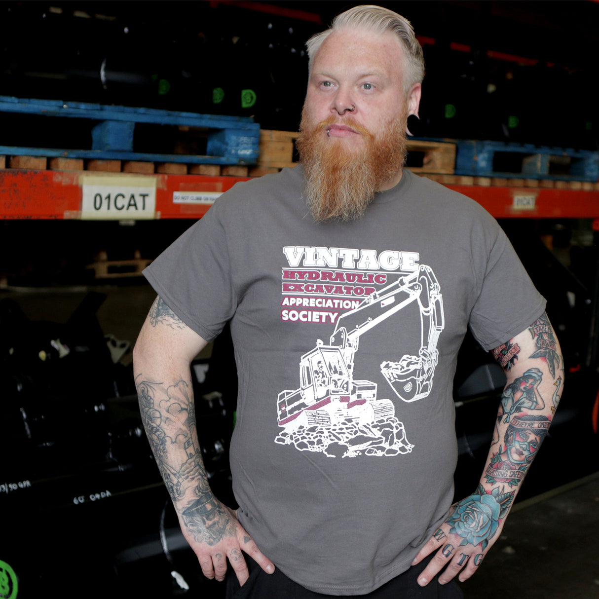 Vintage Excavator T-Shirt