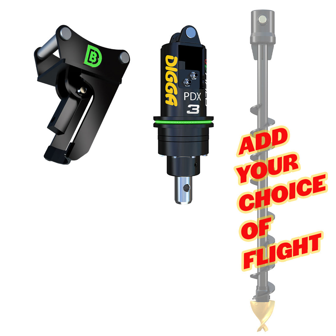 KOBELCO SK25SR PDXH3 Halo Auger Package C/W Double Pin Cradle Hitch , 1.5-3.2t mini excavators, 2,831Nm torque