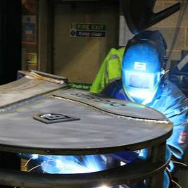 48" (1200mm) Ribbed Back Riddle Bucket, 75mm gaps, with 65mm pins for 10 to 14 tonne excavators