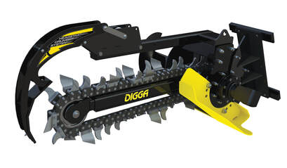 Chain Trencher digger attachment