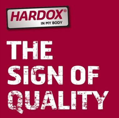 Hardox In My Body logo