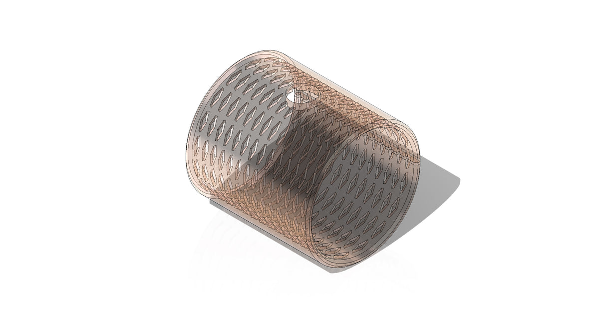 25x28x30mm Bush Split Brass
