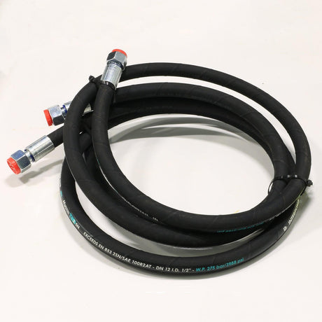 Hydraulic Hose Kit - 2 Metres Long (Pair) 1/2" Male Port - DIGBITS Limited