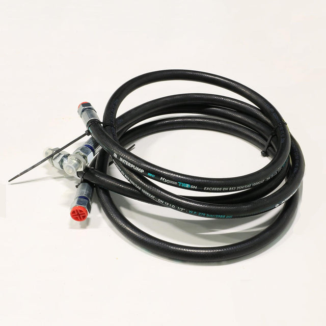 Hydraulic Hose Kit - 2 Metres Long (Pair) 3/8" Male Port - DIGBITS Limited