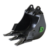 (300mm) 12" Digger Bucket 0.5 to 0.9t micro diggers made by Digbits - DIGBITS Limited