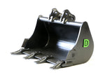 (600mm) 24" Digger Bucket 1 to 1.9t mini diggers made by Digbits - DIGBITS Limited