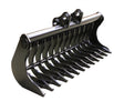 30" / 760mm General Purpose Rake Bucket, 50mm gaps, 0.5 to 0.9t micro diggers - DIGBITS Limited