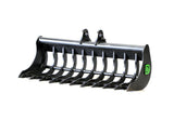 NANTE NT18 36" / 900mm General Purpose Rake Bucket, 75mm gaps, 1.0 to 1.9 tonne mini diggers