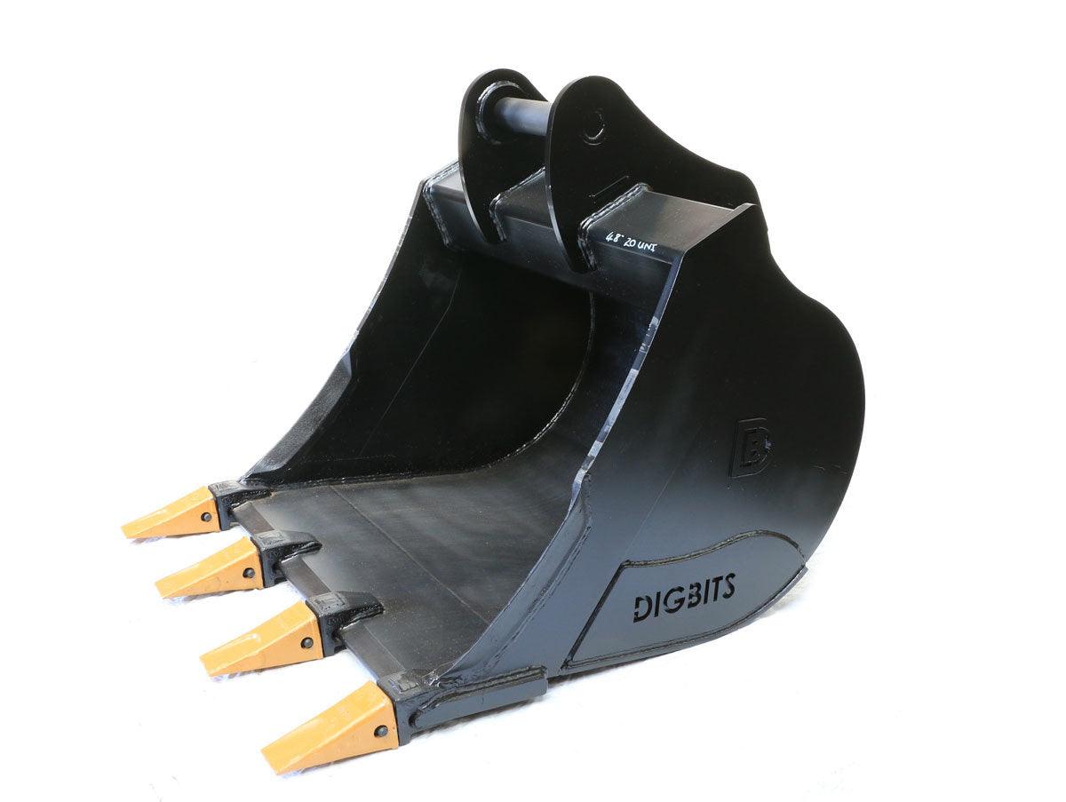 48" / 1200mm Digging Bucket, 80mm pins for 18 to 24 tonne excavators - DIGBITS Limited