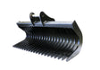 84" / 2.1m General Purpose Rake Bucket, 75mm gaps, with 80mm pins, for 18 to 24t excavators - DIGBITS Limited