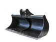 84" / 2100mm Ditching Bucket, with underblade, 80mm pins for 18 to 24 tonne excavators - DIGBITS Limited