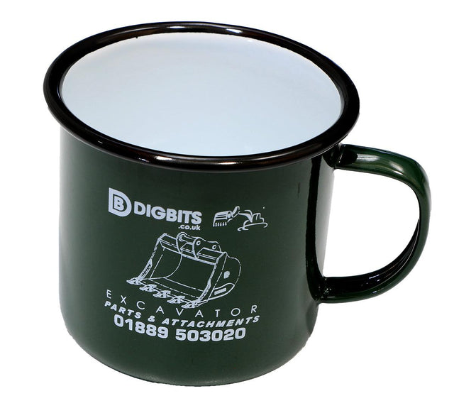 DIGBITS Enamel Mug / 20oz / 600ml / Green - DIGBITS Limited