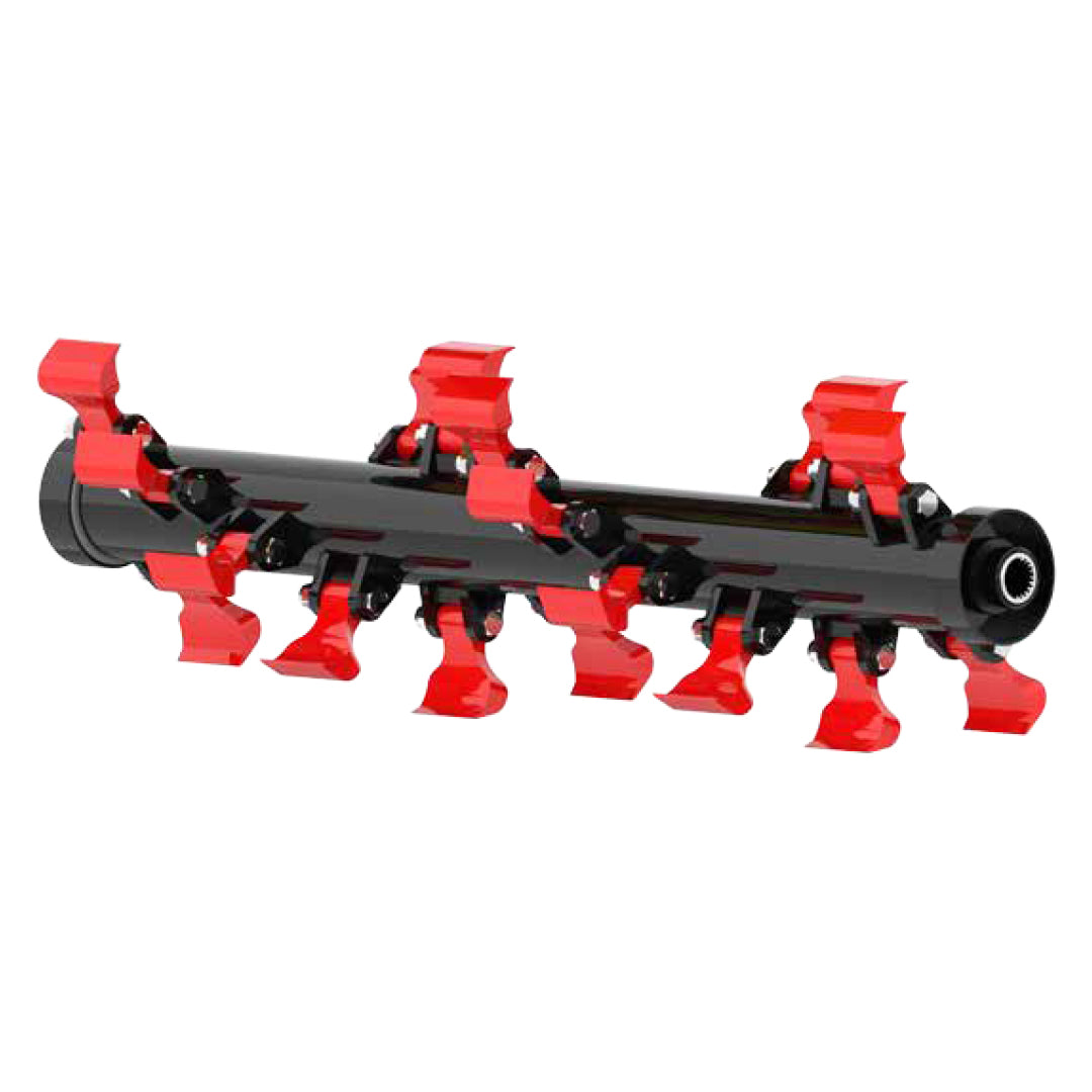 JCB 3CX Flail 1250mm 6.0 to 8.0t - Hammers as std