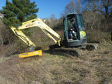 KUBOTA KX080-3 Flail 1250mm 6.0 to 8.0t - Hammers as std