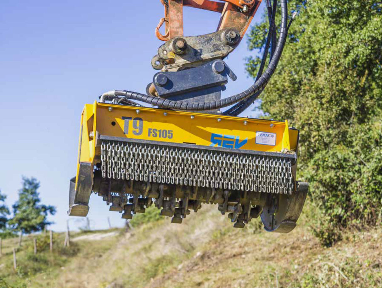 KOMATSU PC75R-2 Mulcher 1050mm 6.0 to 12.0t - FS Helical Rotor