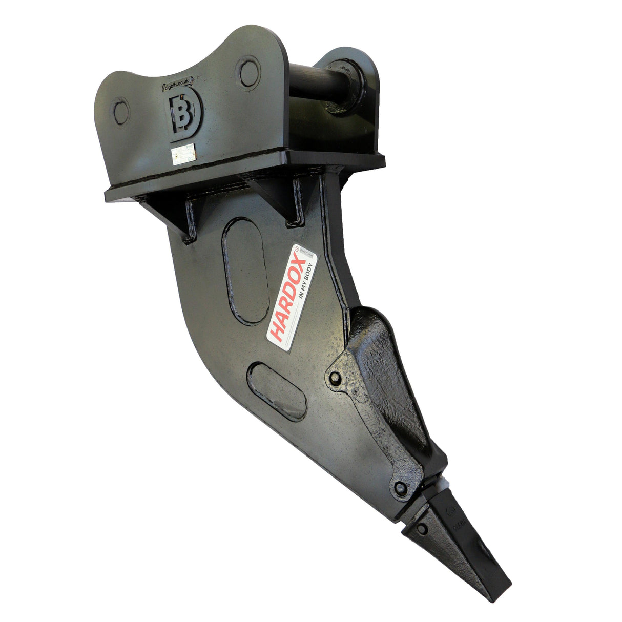 Ripper Tooth with Heavy Duty HardoxÂ® shank, 80mm pins for 18 to 24 tonne excavators - DIGBITS Limited