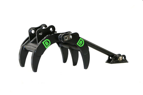 BOBCAT E10 Grapple with solid Hardox® tines for 0.5 to 0.9 tonne micro diggers