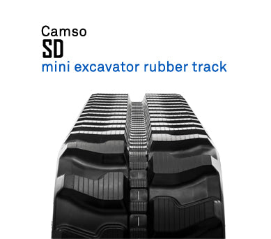 230x048x66 Camso SD rubber track for CAT 301.6, 301.8, Hitachi ZX16, ZX18, Volvo EC13, EC15XTV