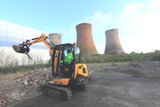 NEW HOLLAND E26B-SR Grapple with solid Hardox® tines for 2 to 3.2 tonne mini excavators