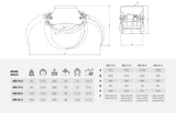 CATERPILLAR 308CR 5 Tine Hydraulic Grab, 4.5 - 8.0t excavators