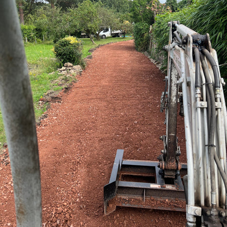 TAKEUCHI TB016 1200mm / 48" Wide Grading Beam for 1.0 to 1.9t excavators, by Digbits