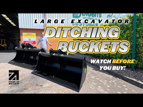 84" / 2100mm Ditching Bucket, with underblade, 80mm pins for 18 to 24 tonne excavators