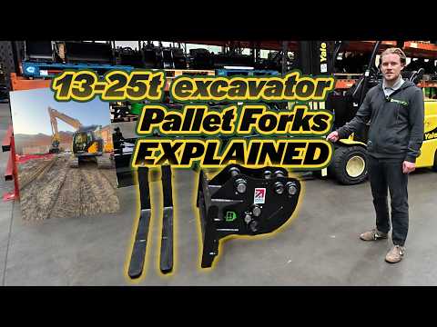 Pallet Forks 13-25 Ton - 65mm & 80mm Combination